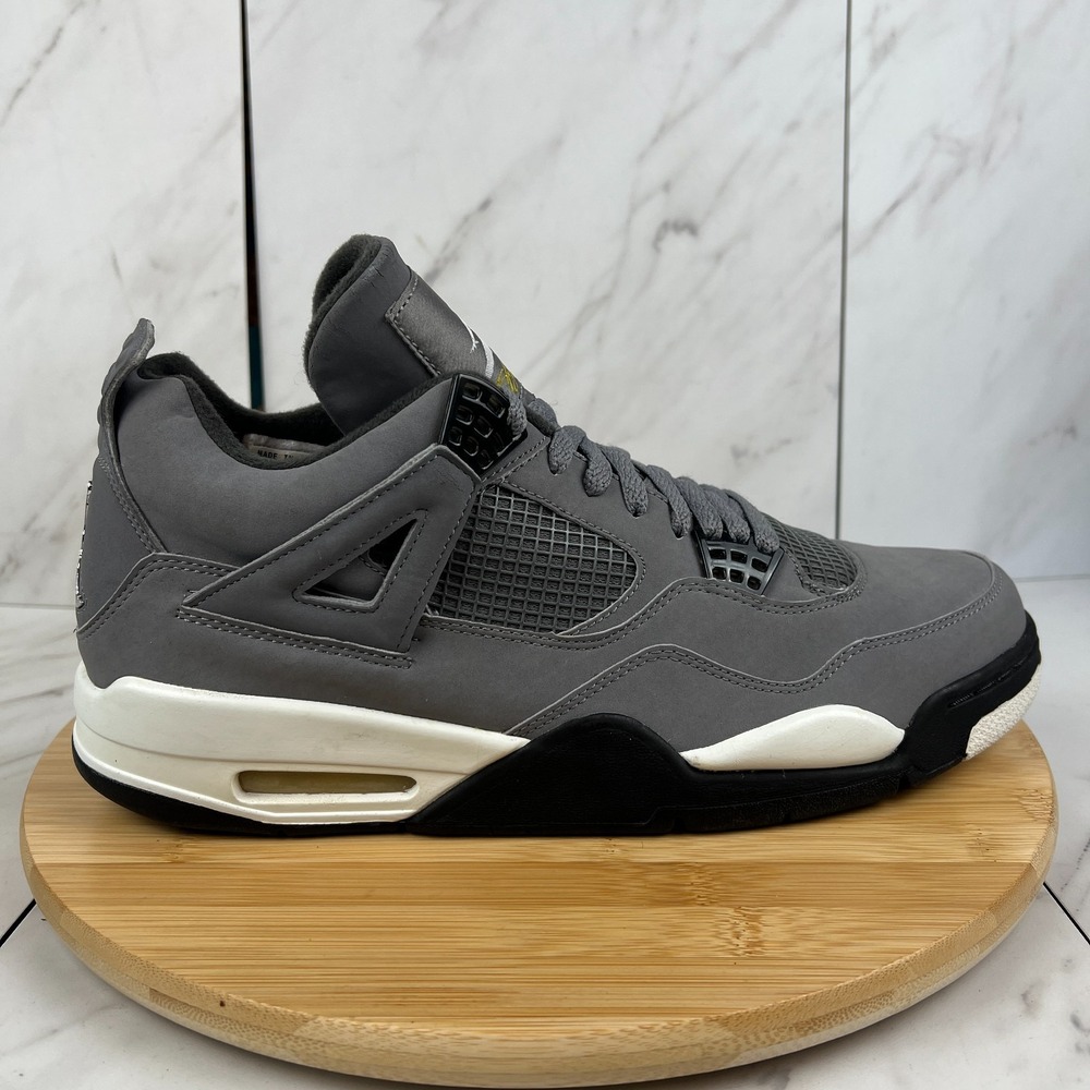 2004 Nike Air Jordan 4 Retro Cool Grey Mens Size 12.5 Grey Sneakers 308497-001